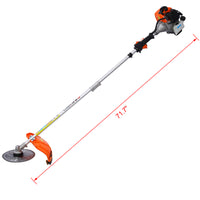 12 in 1 Multi-Functional Trimming Tool, 52CC 2-Cycle Garden Tool System with Gas Pole Saw, Hedge Trimmer, Grass Trimmer, and Brush Cutter EPA Compliant