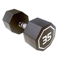 35LBS  APOLLO IR3920 Premium Octagonal Dumbbell, Large Numbers, Hard Chrome Plated Handle Dumbbells to Assist with Push-Ups