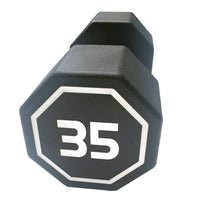 35LBS  APOLLO IR3920 Premium Octagonal Dumbbell, Large Numbers, Hard Chrome Plated Handle Dumbbells to Assist with Push-Ups