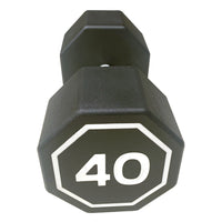 40LBS  APOLLO IR3920 Premium Octagonal Dumbbell, Large Numbers, Hard Chrome Plated Handle Dumbbells to Assist with Push-Ups