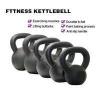 20LBS Solid Cast Iron Kettlebells  Ideal for Strength Training, Building Muscles