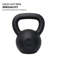 35LBS Solid Cast Iron Kettlebells  Ideal for Strength Training, Building Muscles