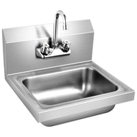 Wall mounted absorption tank anti splash 17" x 15" x 14.5" (L x W x H)