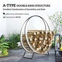 Firewood Rack、Heavy Duty Wood Storage Holder