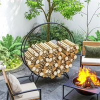 Firewood Rack、Heavy Duty Wood Storage Holder