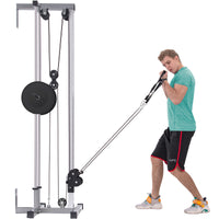 Lat Pulldown Machine Home Gym Fitness Silver