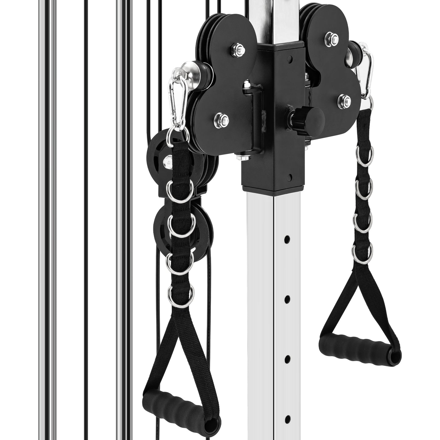 Lat Pulldown Machine Home Gym Fitness Silver