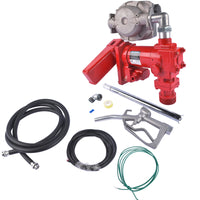 Diesel Gasoline Fuel Transfer Pump 20GPM 12V w/Oil Meter for Gas Diesel Kerosene