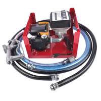 Electric Oil Fuel Diesel Gas Transfer Pump w/Meter Manual Nozzle 110V 16GPM for Diesel Kerosene