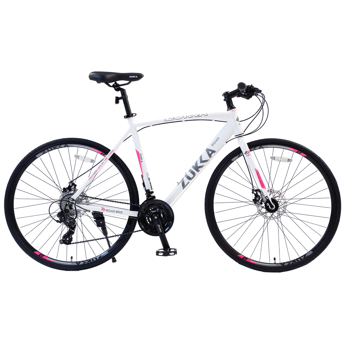 24 Speed Hybrid bike Disc Brake 700C Road Bike For men women's City Bicycle