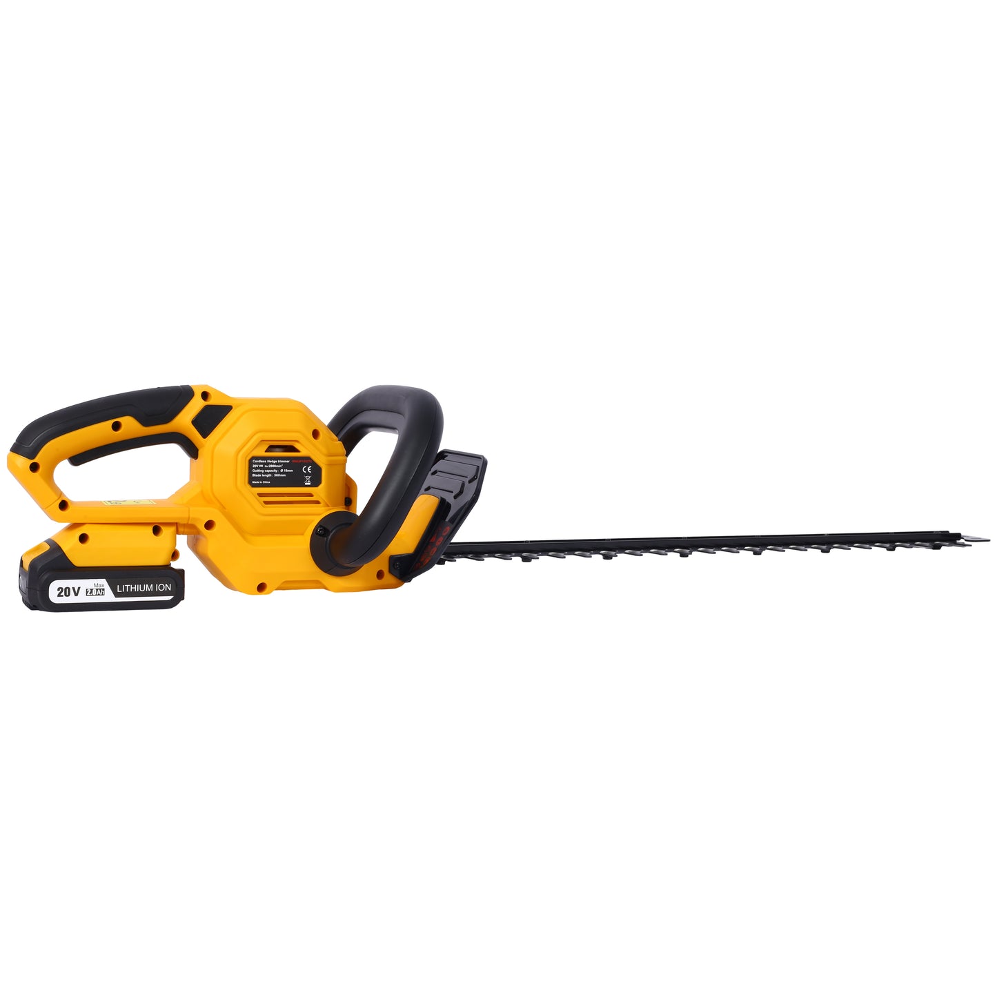 20V Cordless Hedge Trimmer, 22 Inch Steel Blade, Reduced Vibration, Battery and Charger Included