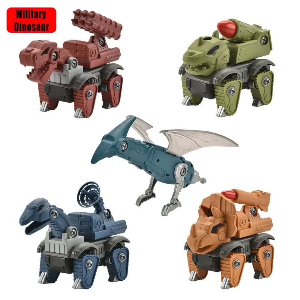 5 Pack Dinosaur Take Part Toys for Boys Age 3+, Dinosaur Toys for Toddler