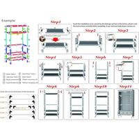 Portable Clothes Closet Rolling Door Wardrobe with Hanging Rack Non-Woven Fabric Storage Organizer with Three Drawer Boxes No-Tool Assembly - 35.4 x 17.7 x 67.0 in (Gray)