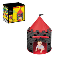 Kids Knight Castle Play Tent with 100 Pit Balls, Pop-up Play Tent with Storage Pocket