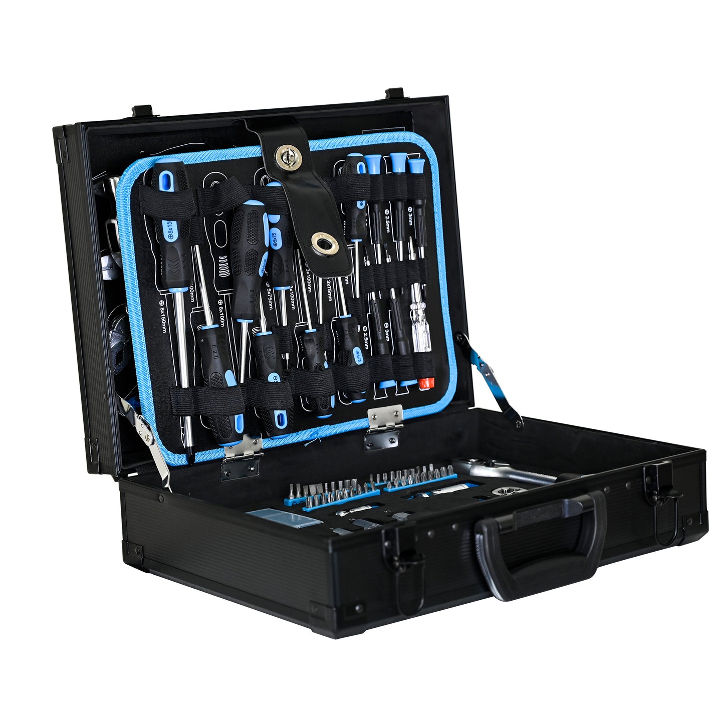 Combined Maintenance Tool Suitcase-247 pieces of Basic Home Maintenance Tool Set, General Machinery Tool Set