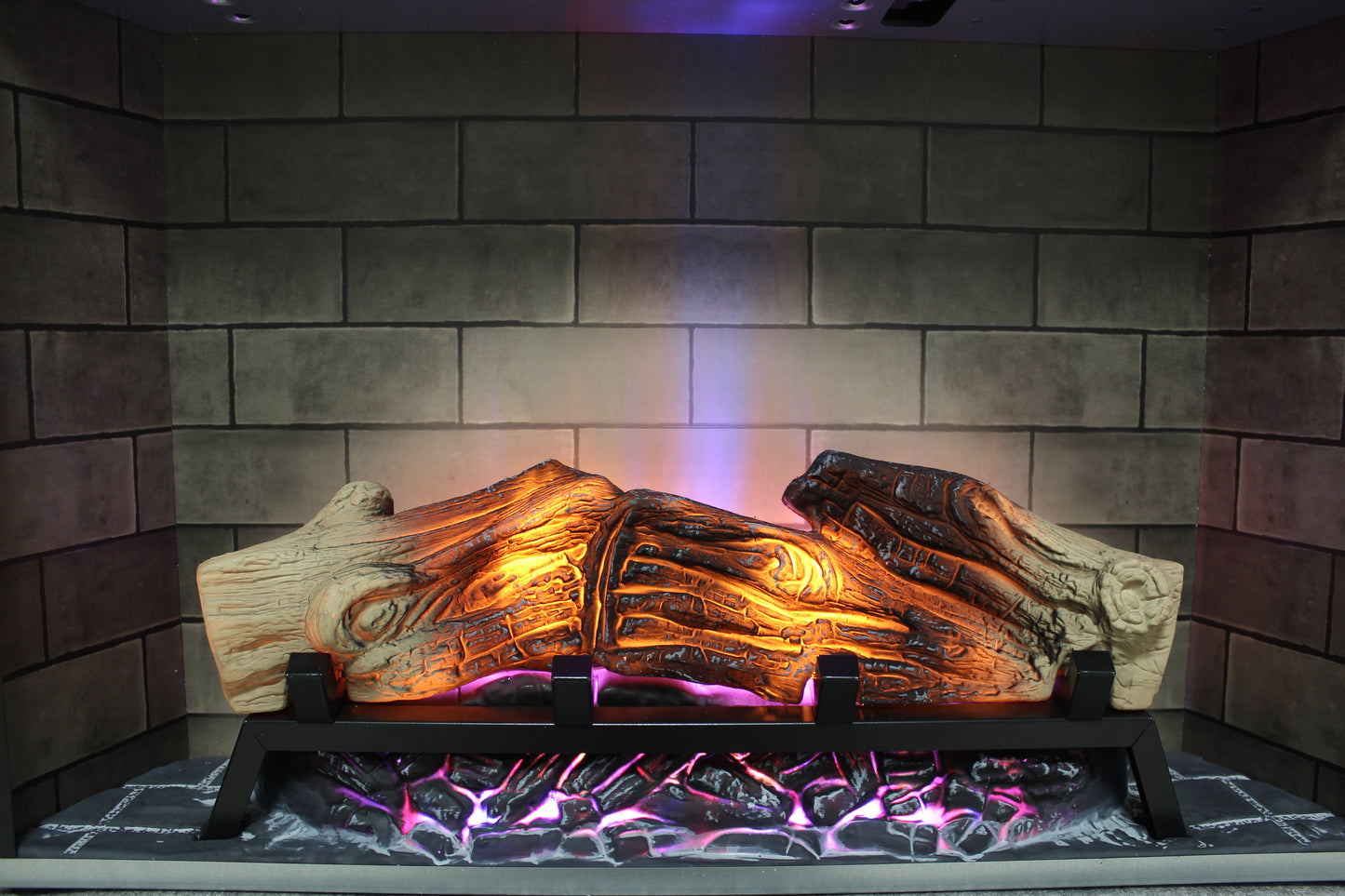 28 inch  Electric Fireplace Insert, multicolored flames