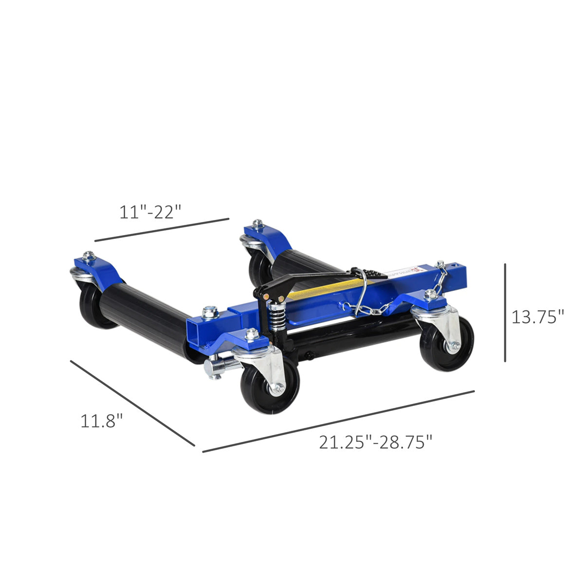 Car Hydraulic Wheel Dolly Tire Jack 1500LBS