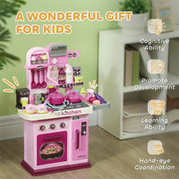 Complete Kitchen Set for Kids，33 Accessories & Storage