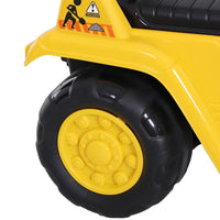 3 in 1 Ride On Toy Bulldozer Digger Tractor Pulling Cart