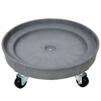 30 Gallon and 55 Gallon Heavy Duty Plastic Drum Dolly – Durable Plastic Drum Cart 900 lb. Capacity- Barrel Dolly with 5 Swivel Casters Wheel ,2pcs set