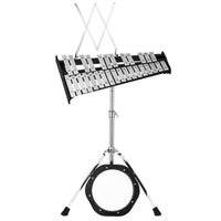 30 Notes Percussion Glockenspiel with  Mallets Sticks Stand