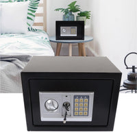 Digital Safe Box with Password and Key, Multifunctional Electronic Security Cabinet for Home Use