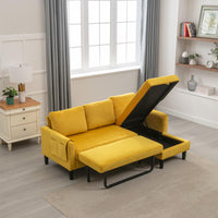 Sectional Sofa Reversible Sectional Sleeper Sectional Sofa with Storage Chaise