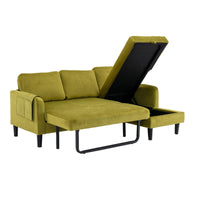 Sectional Sofa Reversible Sectional Sleeper Sectional Sofa with Storage Chaise