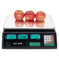 ACS-30 40kg/5g Digital Price Computing Scale for Vegetable US Plug Silver & Black