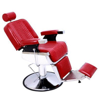 All Purpose Recline Hydraulic Barber Chair Heavy Duty Salon Spa Beauty Equipment Red