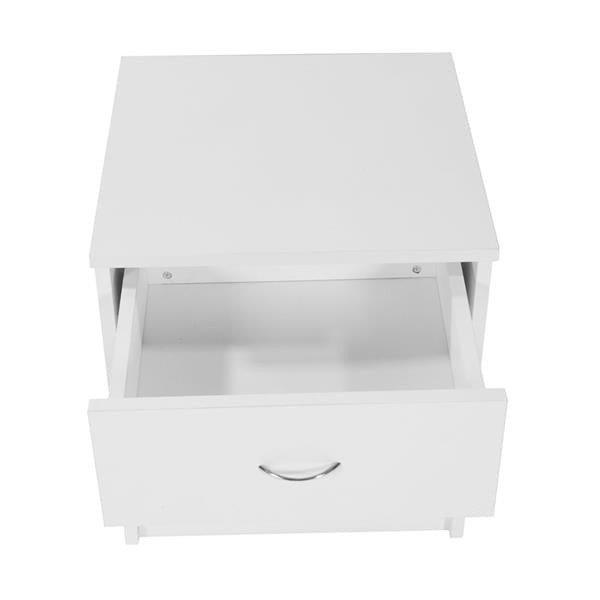 2pcs  Night Stands with Drawer White