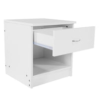 2pcs  Night Stands with Drawer White