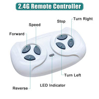 BBH-016 Dual Drive 12V 4.5A.h with 2.4G Remote Control off-road Vehicle Blue