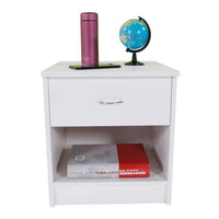 2pcs  Night Stands with Drawer White