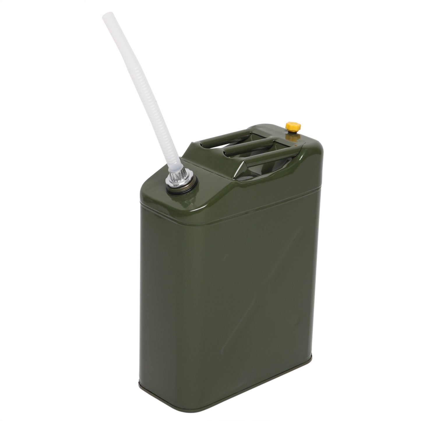 20L Standard Cold-rolled Plate Petrol Diesel Can Gasoline Bucket with Oil Pipe Army Green