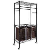 Heavy-Duty Sorting Hamper Commercial Grade Clothes Rack