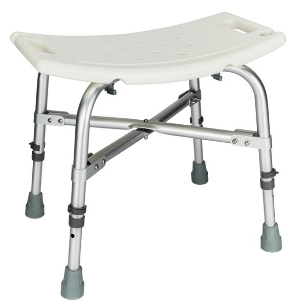 Medical Bathroom Safety Shower Tub Heavy Duty Aluminium Alloy Bath Chair Bench White