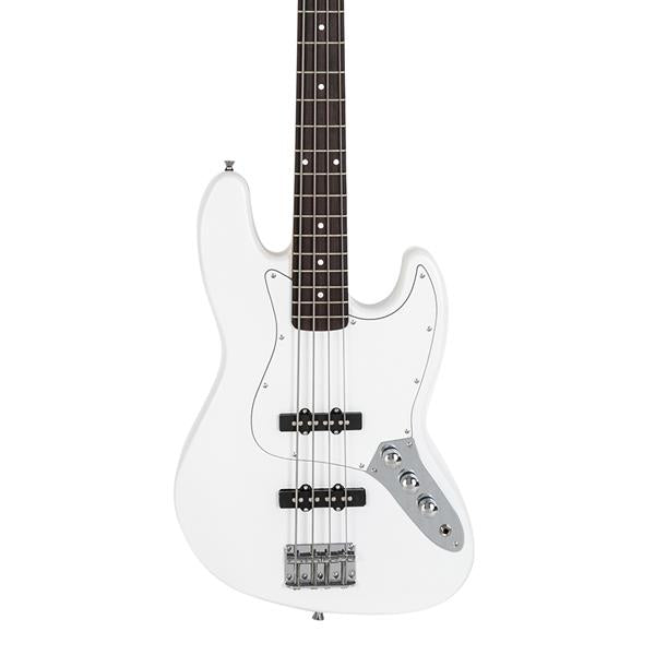 [Do Not Sell on Amazon]Glarry Electric GJazz Bass Guitar Cord Wrench Tool White