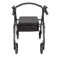 Steel Walker with Wheels Black