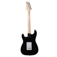 [Do Not Sell on Amazon]Glarry GST-E Electric Guitar Bag Shoulder Strap Pick Whammy Bar Cord Wrench Tool Blue