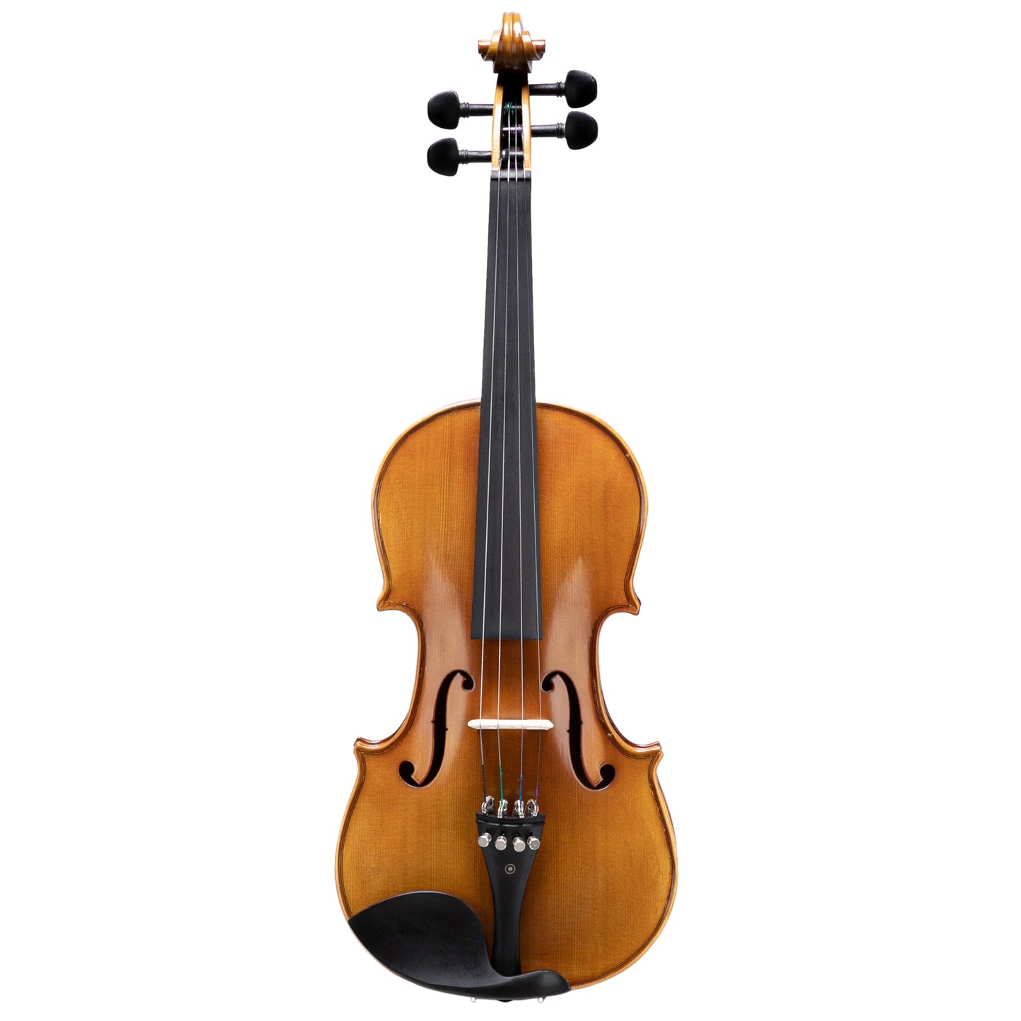 [Do Not Sell on Amazon]Glarry GV403 4/4 Acoustic Violin Kit Matt Natural w/Square Case, 2 Bows, 3 In 1 Digital Metronome Tuner Tone Generator，Extra Strings and Bridge