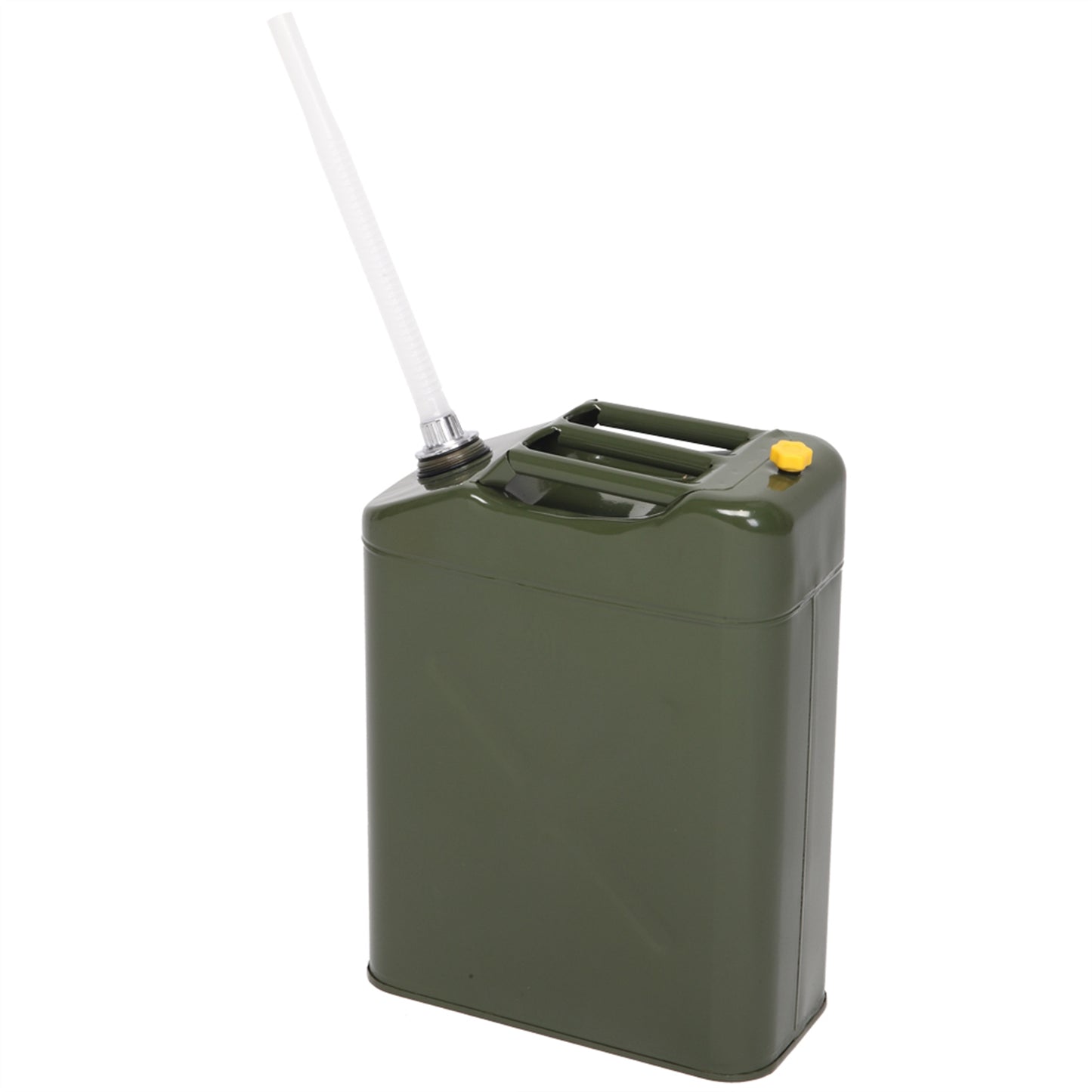 20L Standard Cold-rolled Plate Petrol Diesel Can Gasoline Bucket with Oil Pipe Army Green