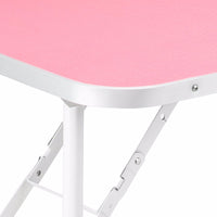 32" Foldable Pet Grooming Table with Adjustable Arm Pink