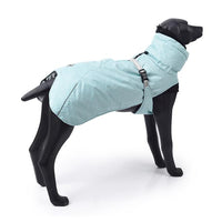 New Style Dog Winter Jacket with Waterproof Warm Polyester Filling Fabric-（blue，size XL）