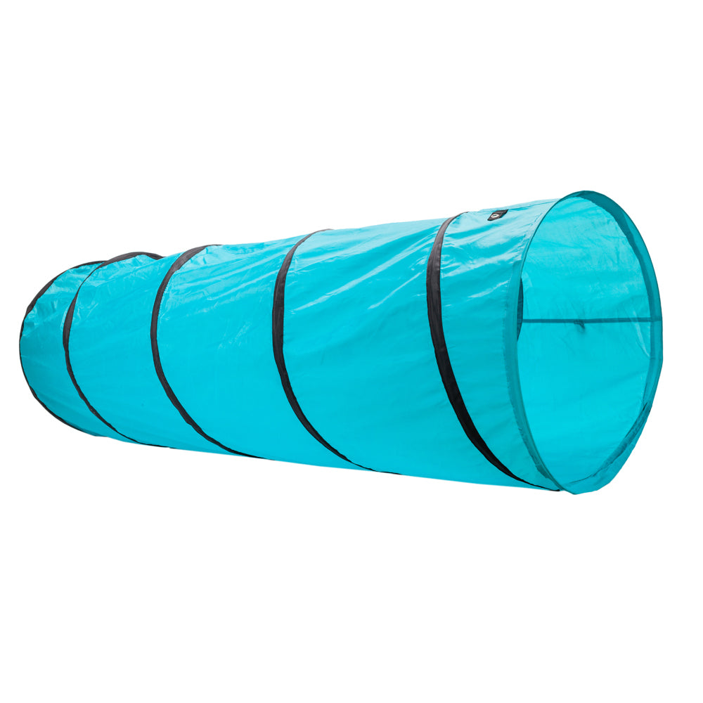 18' Agility Training Tunnel Pet Dog Play Outdoor Obedience Exercise Equipment Blue