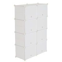 7-Tier Portable 28 Pair Shoe Rack Organizer 14 Grids Tower Shelf Storage Cabinet Stand Expandable for Heels, Boots, Slippers, White