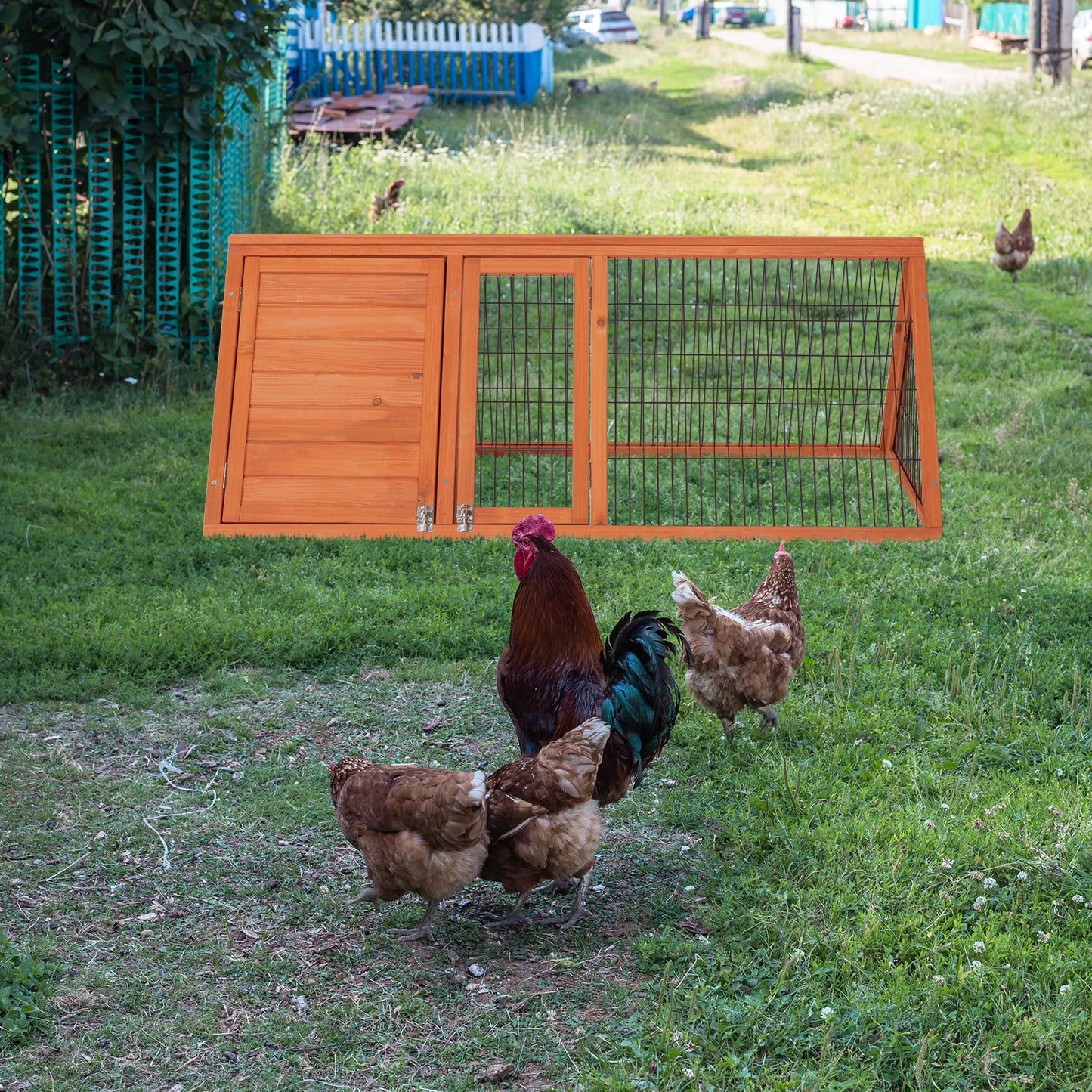 50" Wooden Rabbit Guinea Pig Hutch Wooden Rabbit Guinea Pig House