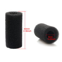 Sponge Filter Element Three In One Filter External Water Inlet Black 5pcs