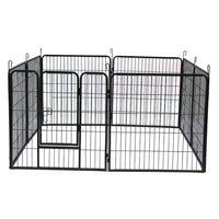 31.5" Dog Pet Playpen Heavy Duty Metal Exercise Fence Hammigrid 8 Panel