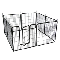 31.5" Dog Pet Playpen Heavy Duty Metal Exercise Fence Hammigrid 8 Panel